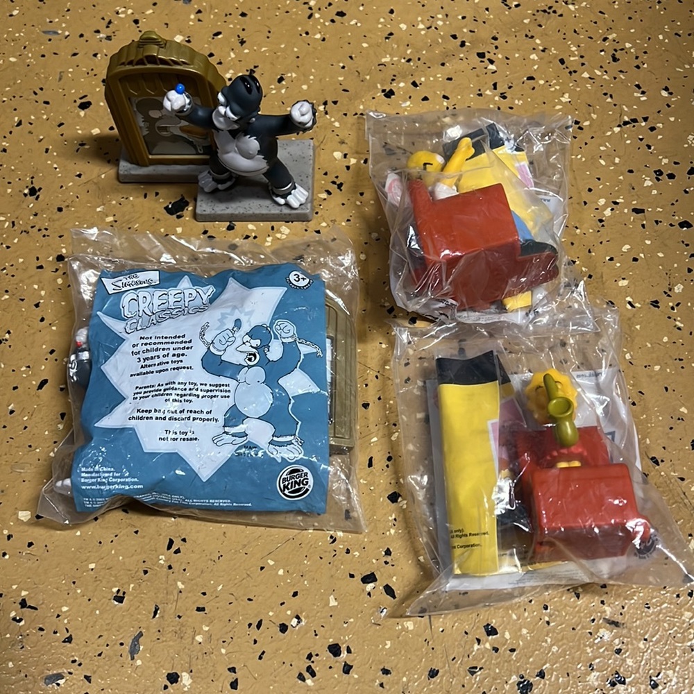 Assorted Simpsons Collectable Toys from Burger King